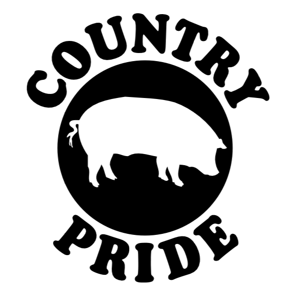 Vinyl Decal Sticker, Truck, Car, Country Pride Hog